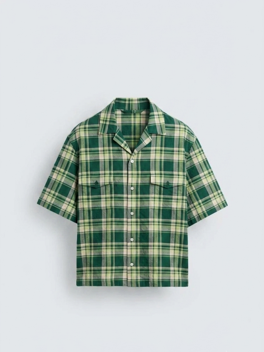 Grosir Kemeja Relaxed Fit Kotak-kotak - Vendor Konveksi Sulthan Fashion Kategori Pria